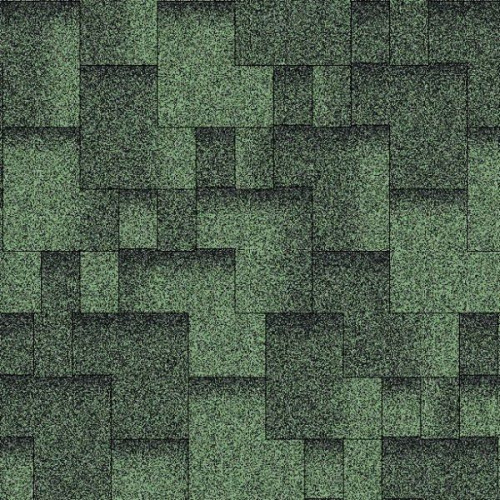 Бітумна черепиця Акваізол Акцент Зелена ЕКО