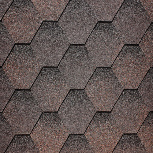 Битумная черепица Акваизол Мозайка Корица