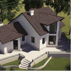 Битумная черепица Акваизол Мозайка Корица