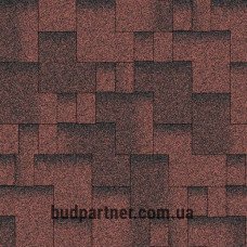Битумная черепица Акваизол Акцент Красная ЕКО
