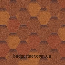 Битумная черепица Акваизол Мозаика Теплый воск