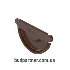 Водостічна система з металу Bryza Stal 150/100мм Заглужка жолоба універсальна
