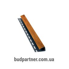 Bryza Профиль J для софита, сайдинга золотой дуб 4,0 м