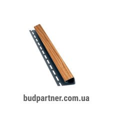 Bryza Профиль J для софита, сайдинга золотой орех 4,0 м