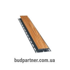 Bryza Профиль H для софита золотой орех 3,0 м