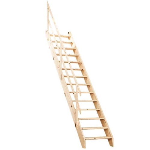 Деревянная прямая лестница Dolle Normandie 312 см