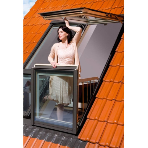 Оклад для плоской кровли для окна балкона FGH-V Galeria Fakro EZV/AG 78*255