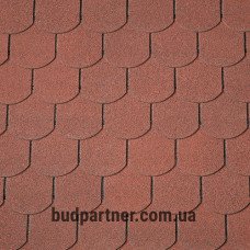 IKO Битумная черепица Superglass Biber Tile Red