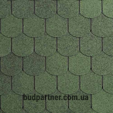 IKO Бітумна черепиця Superglass Biber Amazon Green