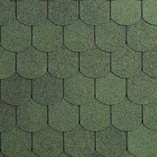 IKO Битумная черепица Superglass Biber Amazon Green