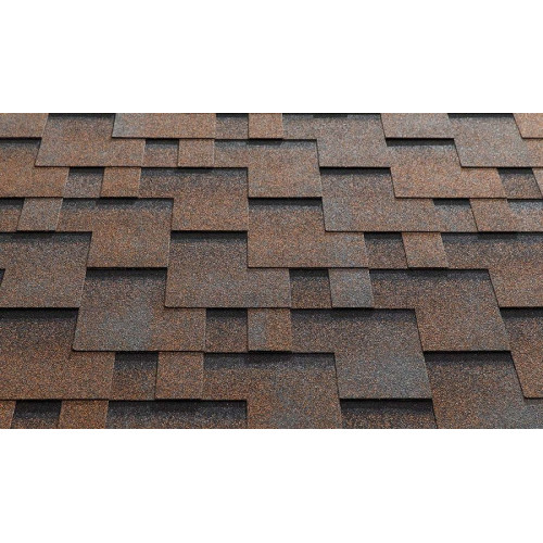 Katepal Битумная черепица Super Rocky медный отлив