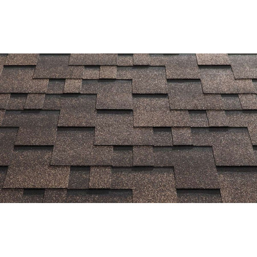 Katepal Битумная черепица Super Rocky махагон