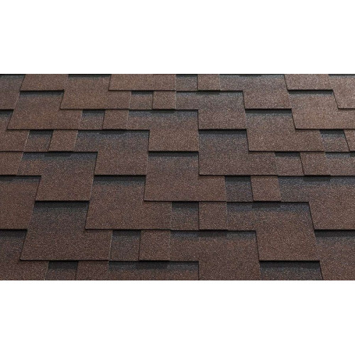 Katepal Битумная черепица Super Rocky спелый каштан