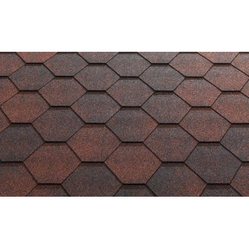 Katepal Бітумна черепиця Super Jazzy червоний