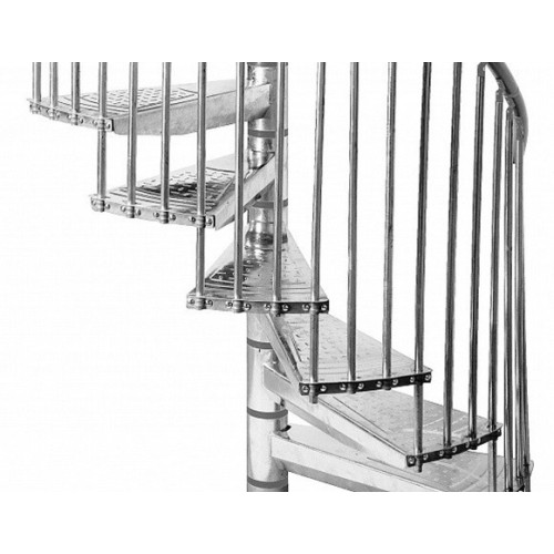 Вулична гвинтова драбина Minka Rondo Zink Plus