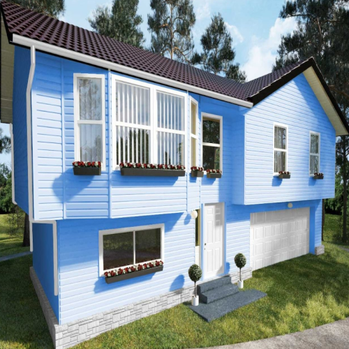 Сайдинг вініловий Nordside Класика Індиго