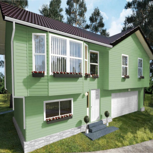 Сайдинг виниловый Nordside Класcика Мятный