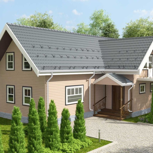 Сайдинг вініловий Nordside Лапландія Колода Імбир