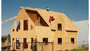 Обшивка стен ОСБ плитой