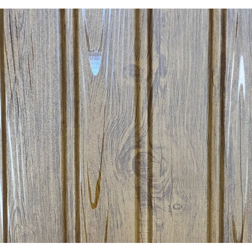 Профнастил ПС-8 под дерево (Китай) Золотой Дуб 3D 0,4 мм  