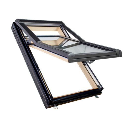 Окно мансардное двухкамерное Roto R79 H200 (Дерево) 114x140 см