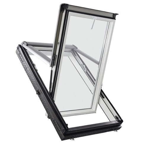 Окно мансардное двухкамерное Roto R79 K200 (ПВХ) 114x118 см Окно мансардное двухкамерное Roto R79 K200 (ПВХ) 114x118 см