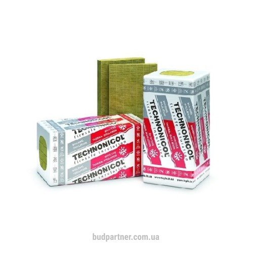 Базальтовый утеплитель Технониколь Технофас Эффект 1200х600х100 (1,44 м2)