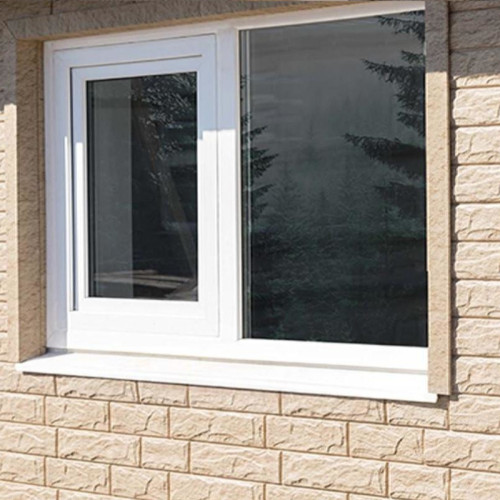 Сайдинг вініловий Ю-Пласт Stone House Камінь Палений подвійний замок