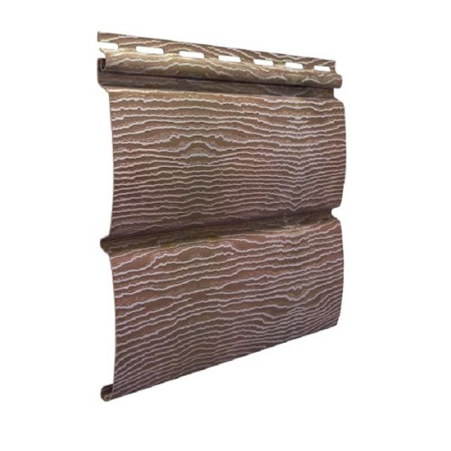 Сайдинг виниловый Ю-Пласт Timberblock Дуб Мореный