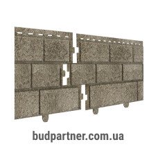 Сайдинг виниловый Ю-Пласт Stone House Кирпич Бежевый двойной замок