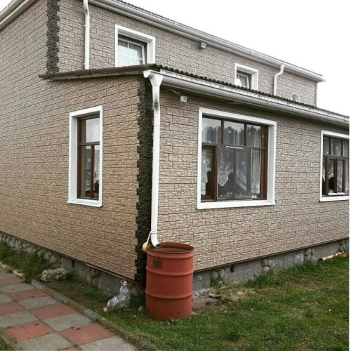 Сайдинг вініловий Ю-Пласт Stone House Сланець Бежевий подвійний замок