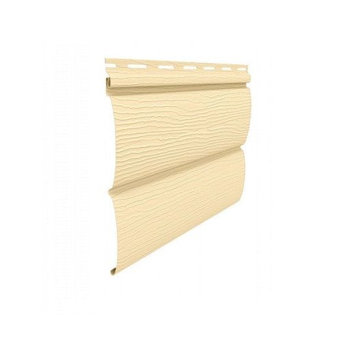 Сайдинг вініловий Ю-Пласт Блок-Хаус Кремовий