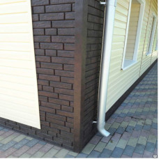 Сайдинг вініловий Ю-Пласт Stone House Цегла Коричневий подвійний замок