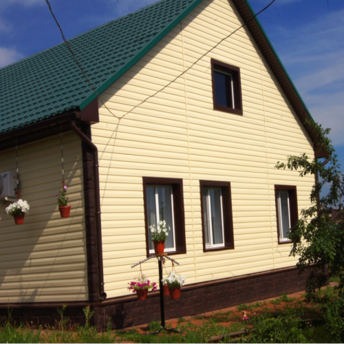 Сайдинг виниловый Ю-Пласт Корабельный брус Кремовый