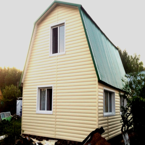 Сайдинг виниловый Ю-Пласт Блок-Хаус Кремовый Сайдинг виниловый Ю-Пласт Блок-Хаус Кремовый