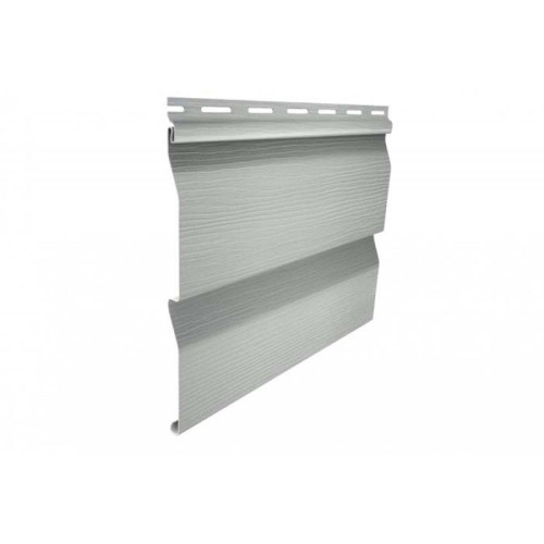 Сайдинг виниловый Ю-Пласт Корабельный брус Серый