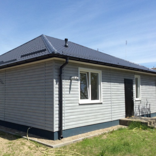 Сайдинг вініловий Ю-Пласт Timberblock Дуб Сріблястий