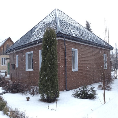 Сайдинг вініловий Ю-Пласт Timberblock Дуб Морений