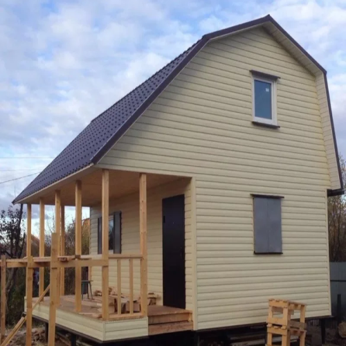 Сайдинг вініловий Ю-Пласт Корабельний брус Ванільний