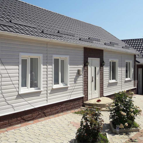 Сайдинг вініловий Ю-Пласт Timberblock Ясень Білений