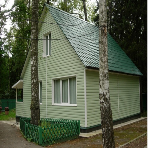 Сайдинг виниловый Ю-Пласт Корабельный брус Зеленый