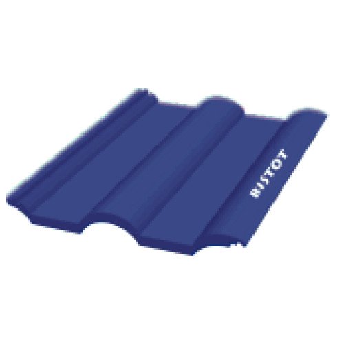 Полимерпесчаная черепица Bistot Классика синяя