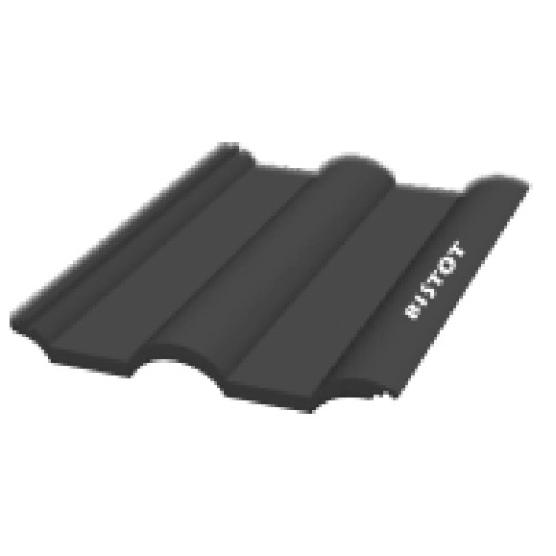 Полімерпіщана черепиця Bistot Класика чорна