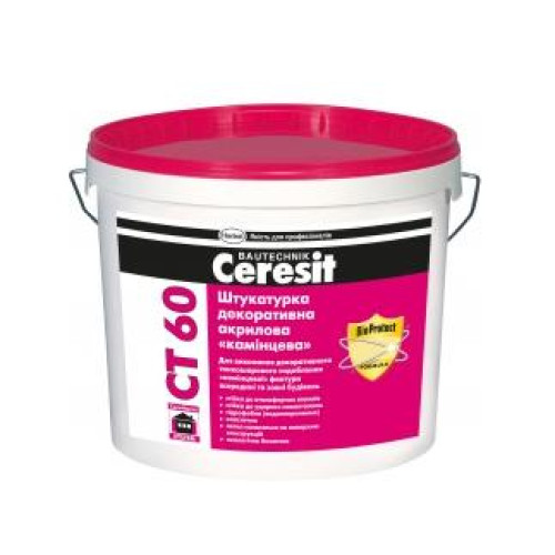 Ceresit CT-60 / 1.5 Штукатурка акрилова "камінцева" 1,5 мм