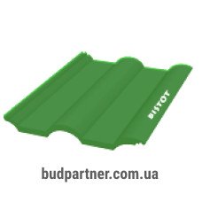 Полимерпесчаная черепица Bistot Классика зеленая