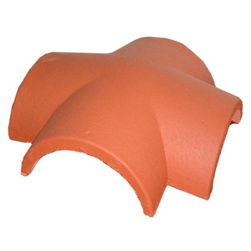 Аляска Соединитель конька "Крест" цементно песчаной черепицы