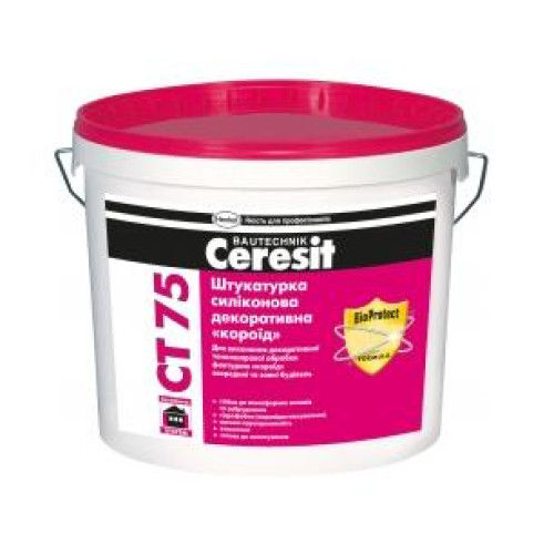 Ceresit CT-75 Штукатурка силиконовая "Короед" 2.0