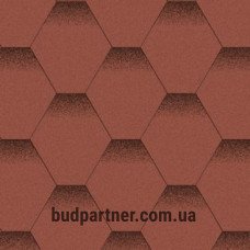 Битумная черепица Акваизол Мозайка Красный мак