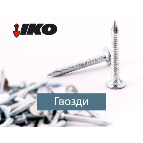 Цвях покрівельний кільцевий 3.1 x 25 К б/ц (уп 5 кг/1)