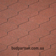 Битумная черепица  Diamantshield (10) Tile Red